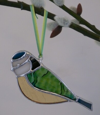 Blue Tit hanging decoration