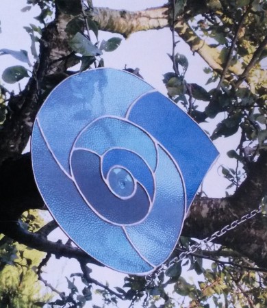 Ammonite Garden Hanging Panel