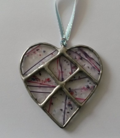 Stained Glass Love Heart