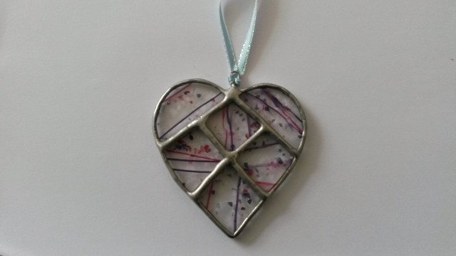 Stained Glass Love Heart