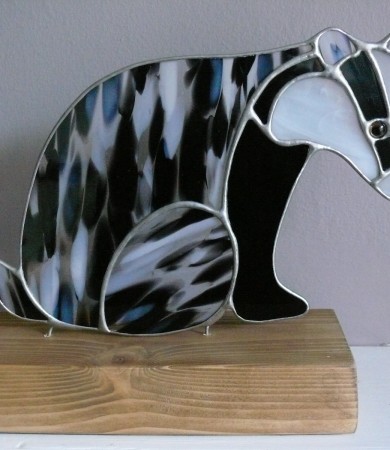 Badger on Wood