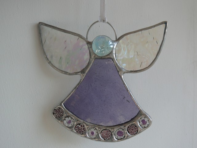 Angel Christmas Decoration Light Purple
