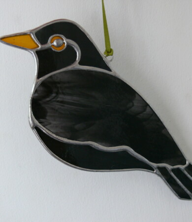 Blackbird hanging decoration