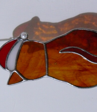 Cat Christmas decoration ( ginger)